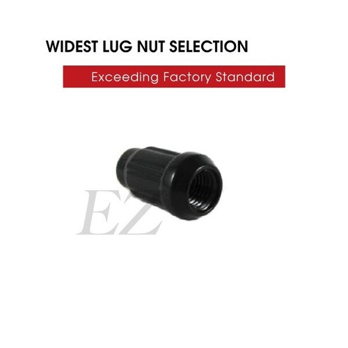 16 Pc Set Spline tuner Lug Nuts ¦ 12x1.25 ¦ Black for Infiniti Subaru - Picture 2 of 3