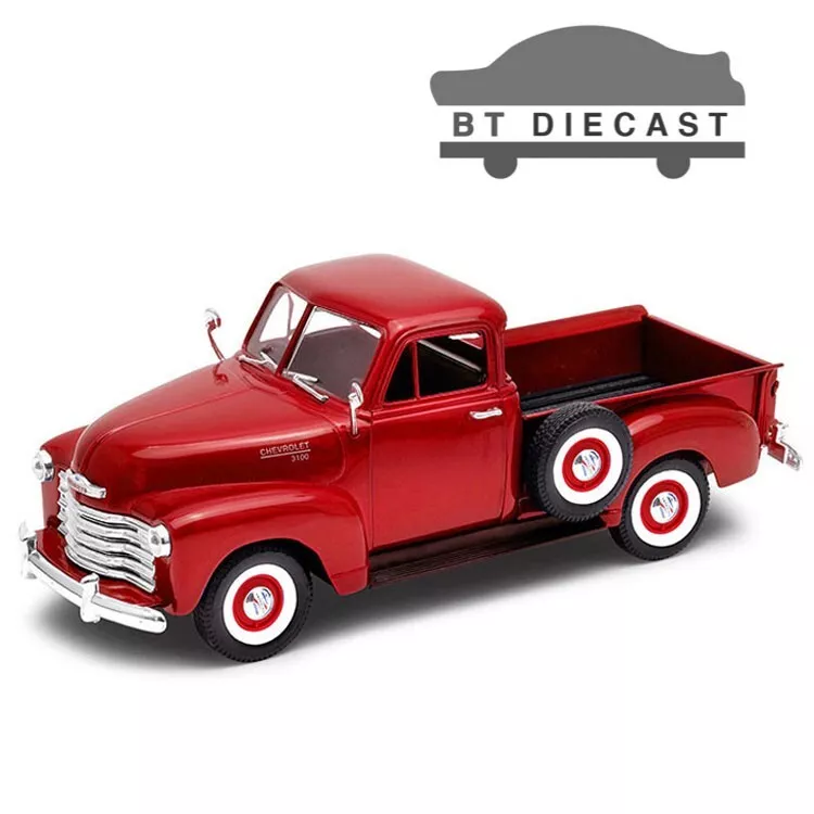 WELLY CHEVROLET PICK UP TRUCK / COCHE EN MINIATURA ROJO 3100 pick up 1953 WELLY CHEVROLET PICK UP TRUCK / COCHE EN MINIATURA ROJO