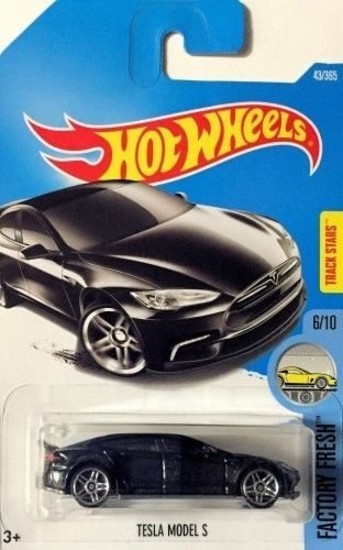 Hot Wheels 2017 Factory Fresh Tesla Model S 43365 Black Shipp