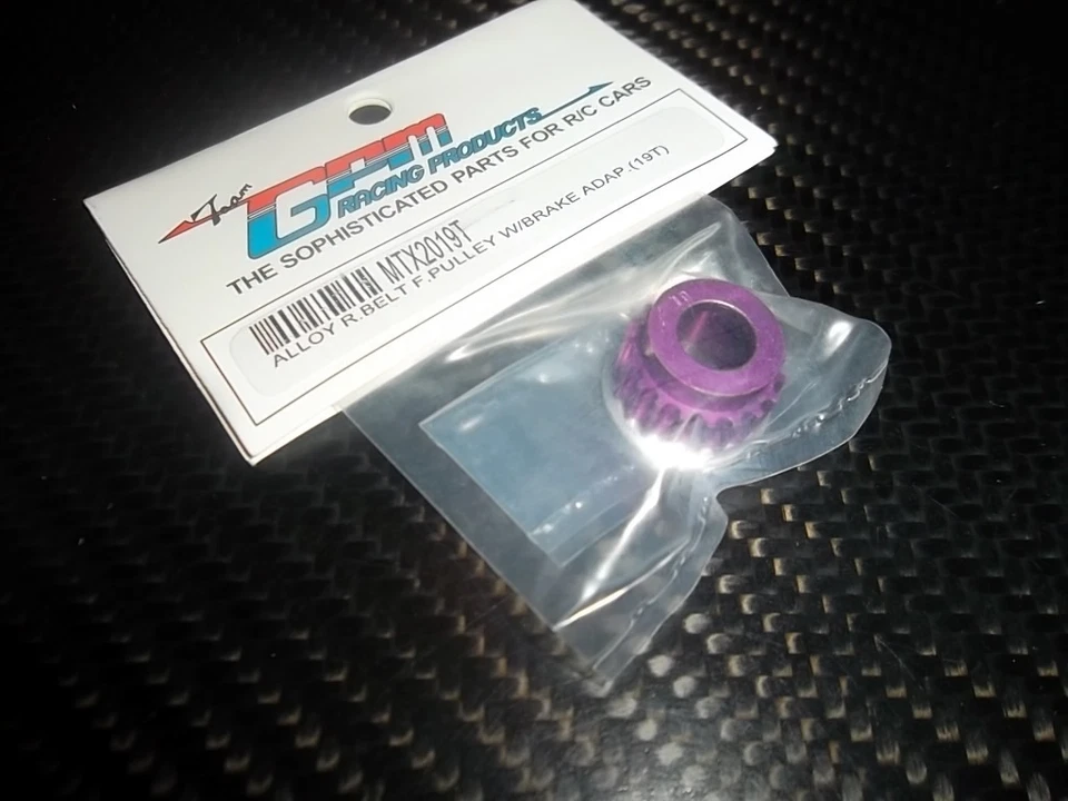 GPM MTX2019T poulie alu arrière violet 19dts / frein MUGEN MTX2 - Photo 1/1