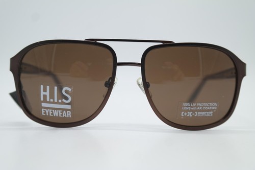 Sonnenbrille HIS HS149 Bronze Blau Oval sunglasses Brille Neu - 第 1/6 張圖片