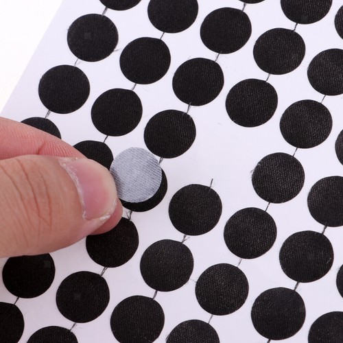 12mm / 0.5inch Pool Snooker Billardtisch Punkte selbstklebende Schwarz 100 - Picture 5 of 9