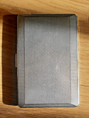VINTAGE METAL HAR-BRO CIGARETTE CASE 1960s Monogrammed
