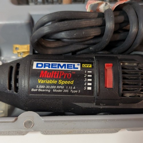 Dremel MultiPro Model 395 Variable Speed Grinder w Accessories and Bits, Tested - Picture 5 of 11
