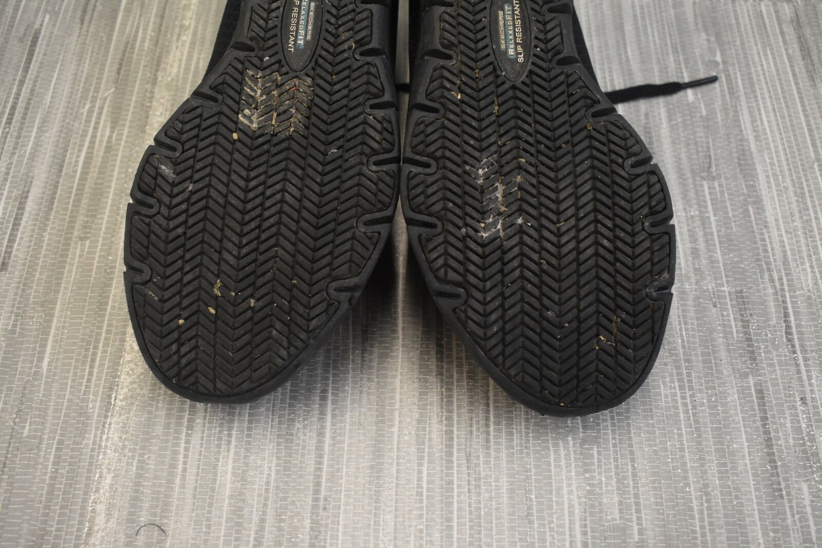 women's skechers work 77210 bronaugh slip resistant safety shoes