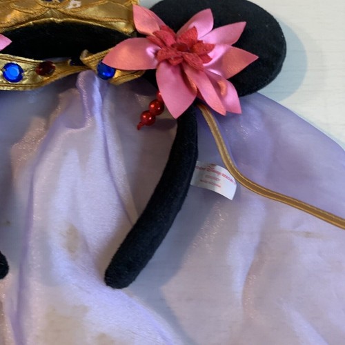 Tokyo Disney Resort Headband Minnie Mouse lace crown purple Japan TDR Kawaii - Picture 8 of 12