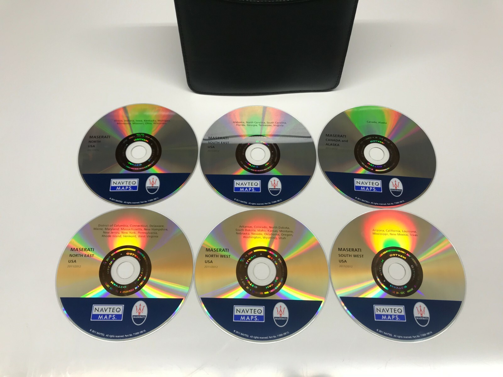 MASERATI 2011/2012 DIGITAL MAPS COMPLETE NAVIGATION CD USA CANADA OEM 940000376