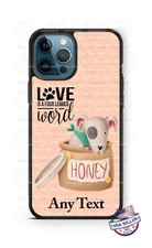 Puppy Dog in Honey Pot Love Word Personalized Phone Case Cover fits iPhone gift