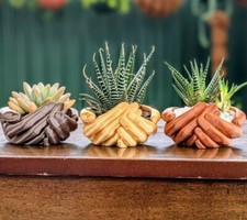Bandeja porta llavero planta aire maceta de mano cuenco decoración exterior plato de baratija