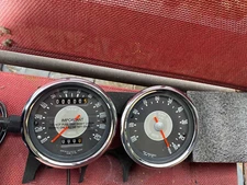 Smiths Triumph 1964-1965 T120 TR6 Speedometer & REVERSE  Tachometer & T100 500cc