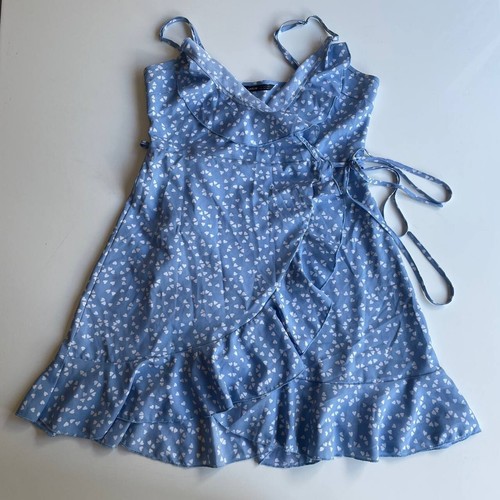 vest Top from SHEIN light blue colour with white hearts Size 8