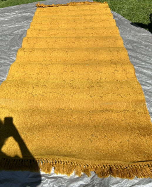 Retro 4’ 10” X 12’ Vintage Mid Century Modern 1970 Authentic Golden Harvest Rug Retro 4’ 10” X 12’ Vintage Mid Century Modern 1970 Authentic Golden Harvest Rug