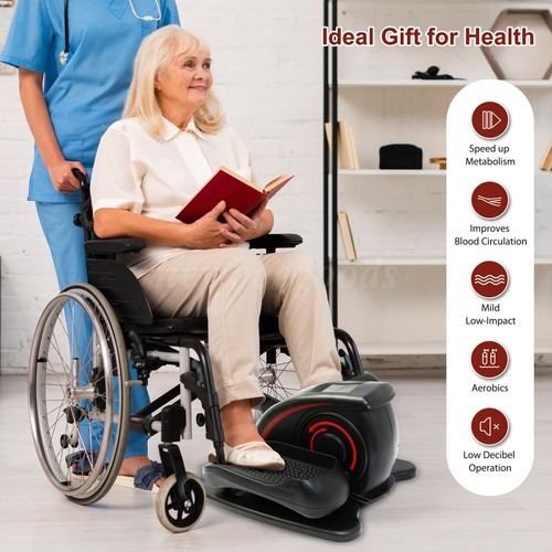 2025 Upgraded Under Desk Elliptical Ellipse Leg Exerciser Seated Remote Control - Picture 33 of 51