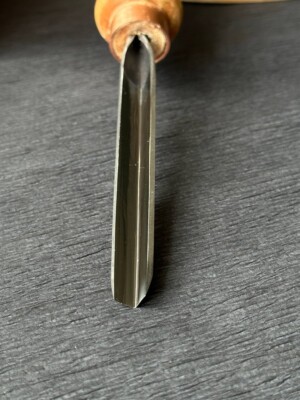 V-parting Chisel 0,2'' (5 mm) STRYI, Woodcarving Gouge, Forget Steel Tools
