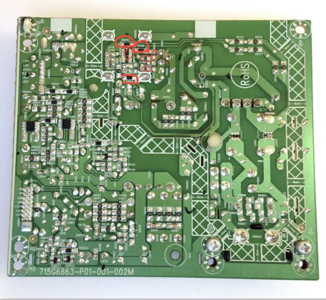 Placa Da Fonte Tv Vazio D32f F1 715g7735 P01 001 0h2s R$ 500 Em Ubatuba São Paulo - Foto 5