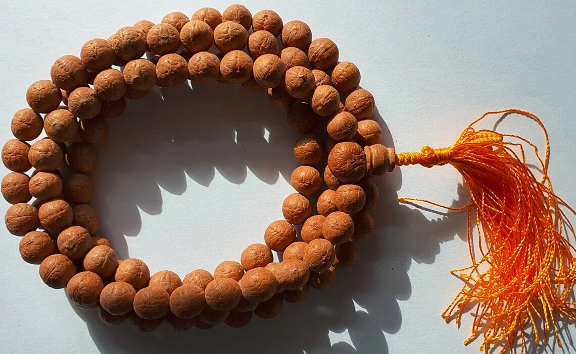 Phoenix eye & 4 eye Bodhi Seed mala • Beads• 12mm Bodhiseed