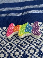 Authentic Lisa Frank Crocs Jibbitz Lisa Frank Logo Rainbow Charm NEW