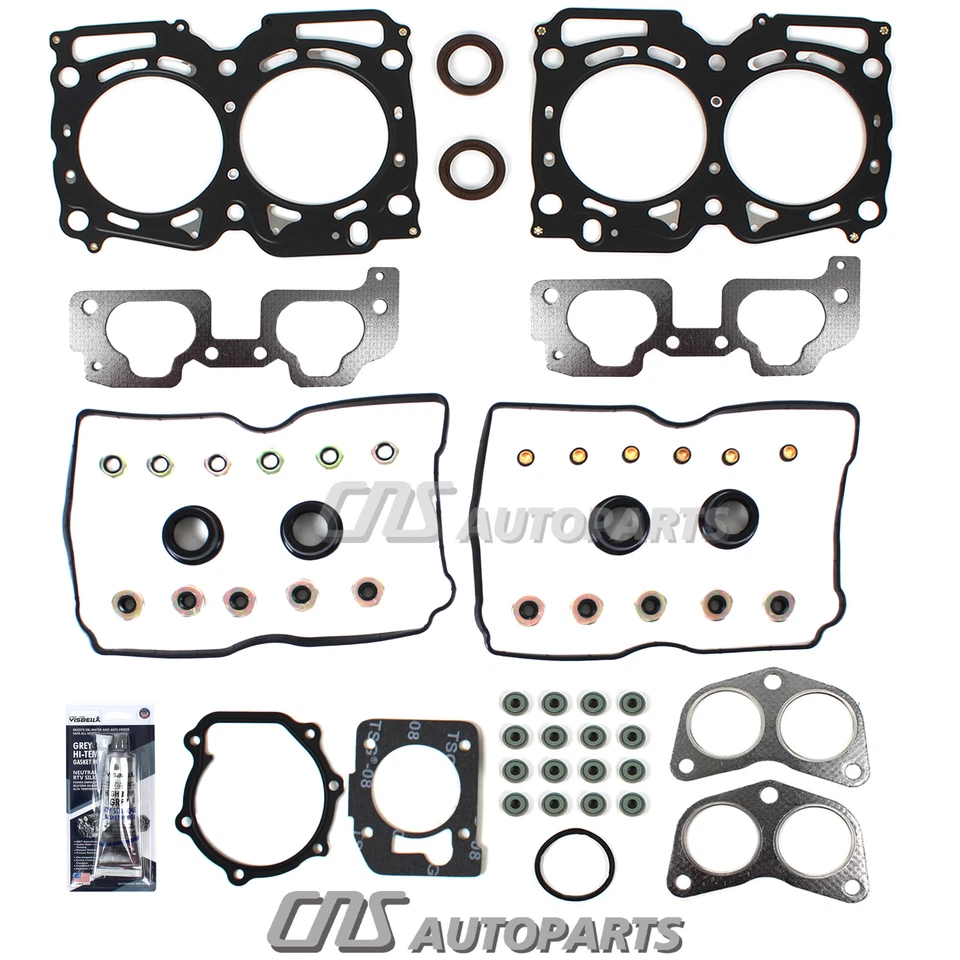 Head Gasket Set Bolt Timing Belt Water pump For 99-03 Subaru 2.5 SOHC EJ251 /2 Foto 2 de 4
