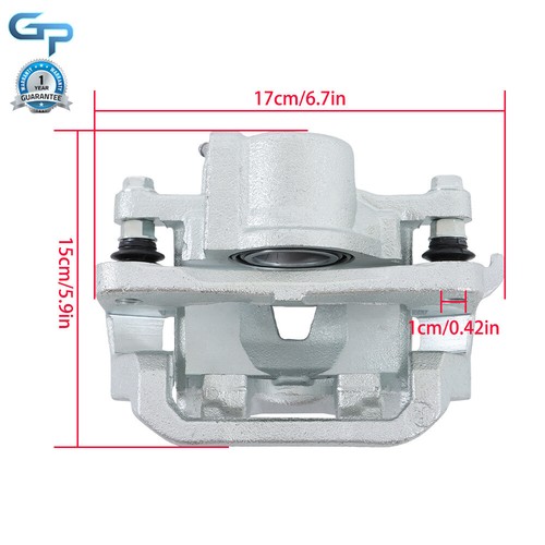 For 2004-2009 2010 Toyota Sienna 19-B2873 Rear RH Disc Brake Caliper W/ Bracket - Picture 12 of 17