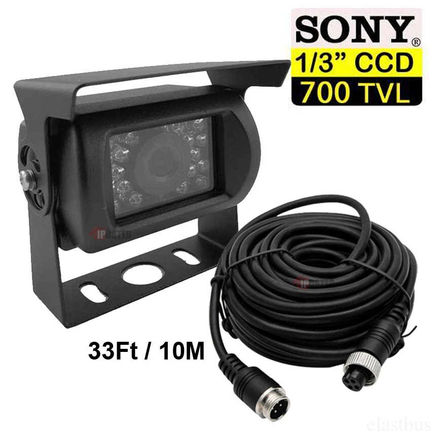 7" Monitor 4 PIN HD 2X 700TVL Sony IR CCD Reversing Camera For Truck Caravan Kit - image 4 of 4