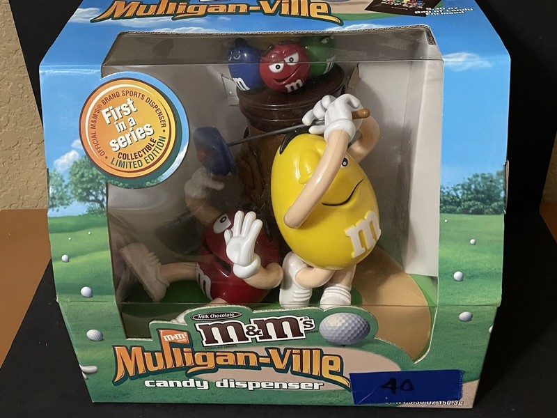 Vintage New M&M Mulligan Ville Candy Dispenser  NRFB