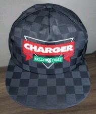 Vintage Charger Kelly Tires Logo Hat Black Nylon K-brand Snapback Cap Checkers Vintage Charger Kelly Tires Logo Hat Black Nylon K-brand Snapback Cap Checkers