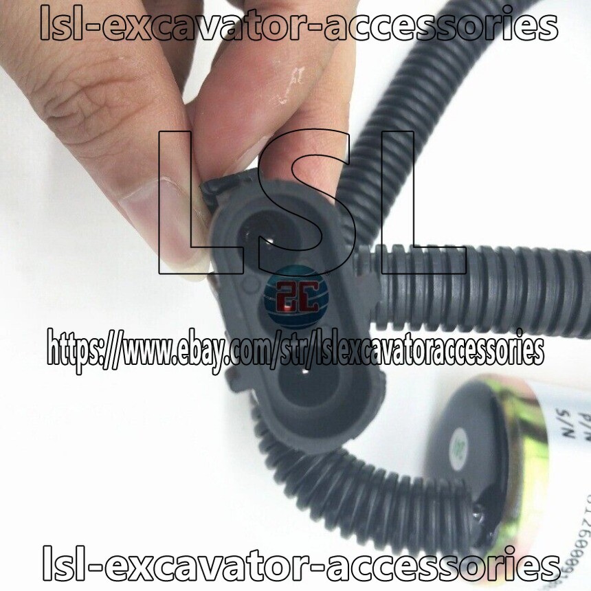 612600091086 Shutoff Stop Solenoid Valve 24V Fits LIUGONG