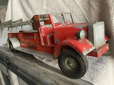 Smith Miller L.A.F.D. Aerial Ladder Fire Truck Pressed Steel LQQK 👀