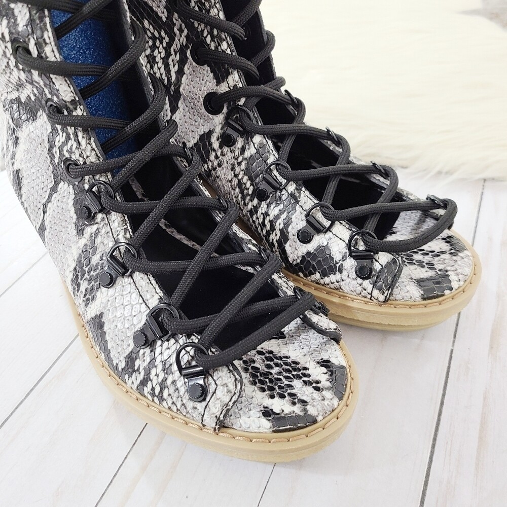 3.1 Phillip Lim Mallory Python Print Leather Tall… - image 6