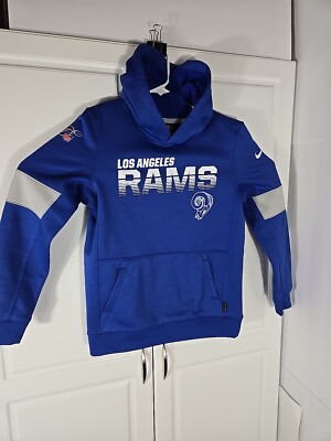 Nike Los Angeles Rams Dri Fit On Field NFL Pullover Hoodie Youth