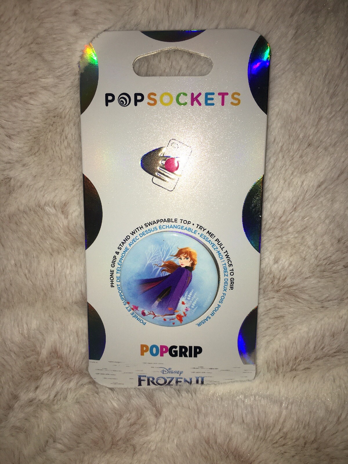 Disney FROZEN II Popsocket PopGrip Anna NEW POP Socket Universal Phone Grip-image