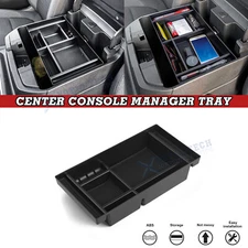 Center Console Armrest Box Storage Container Tray For Chevy Silverado GMC Sierra