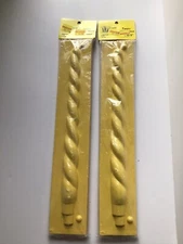 2 Vintage Twisty Candle Molds, New Old Stock, item No 110188, Yaley Enterprises