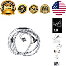 Multipurpose Microphone Cable 3.5mm Earphone Upgrade Cable Microphone 0.78mm-...