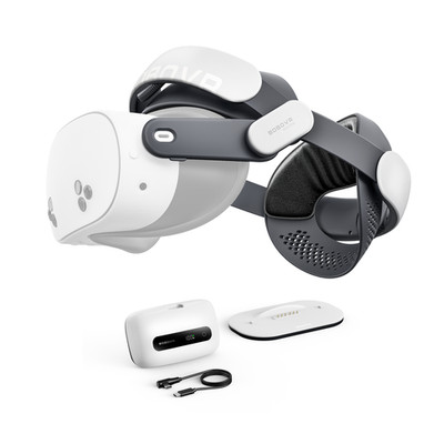BOBOVR M3 Pro+ 6500mAh Battery Head Strap for Meta Quest 3/3S w/ Charging Dock