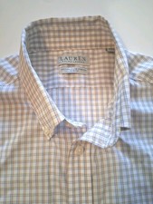 Lauren Ralph Lauren Men's Button Down shirt L 16 1/2 34/35 Stretch Slim Fit