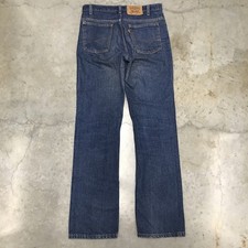 90s Vintage Orange Tab Levi's 517 Bootcut Jeans Dark Wash Men's 33x34 USA made