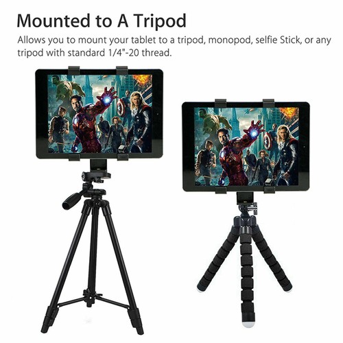Universal Tablet Tripod Mount Clamp Holder Bracket Adapter for 7-10.1inch iPad a - Picture 10 of 13