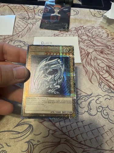 Misprint Qcr Blue eyes Stamp Thru The Back