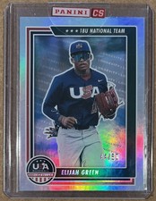 2022 Panini Stars & Stripes USA Baseball Elijah Green #55 NM  44/80