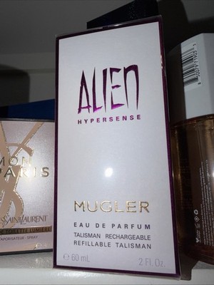 Alien Hypersense Mugler Eau De Perfum 2 Fl Oz box is plastic sealed too