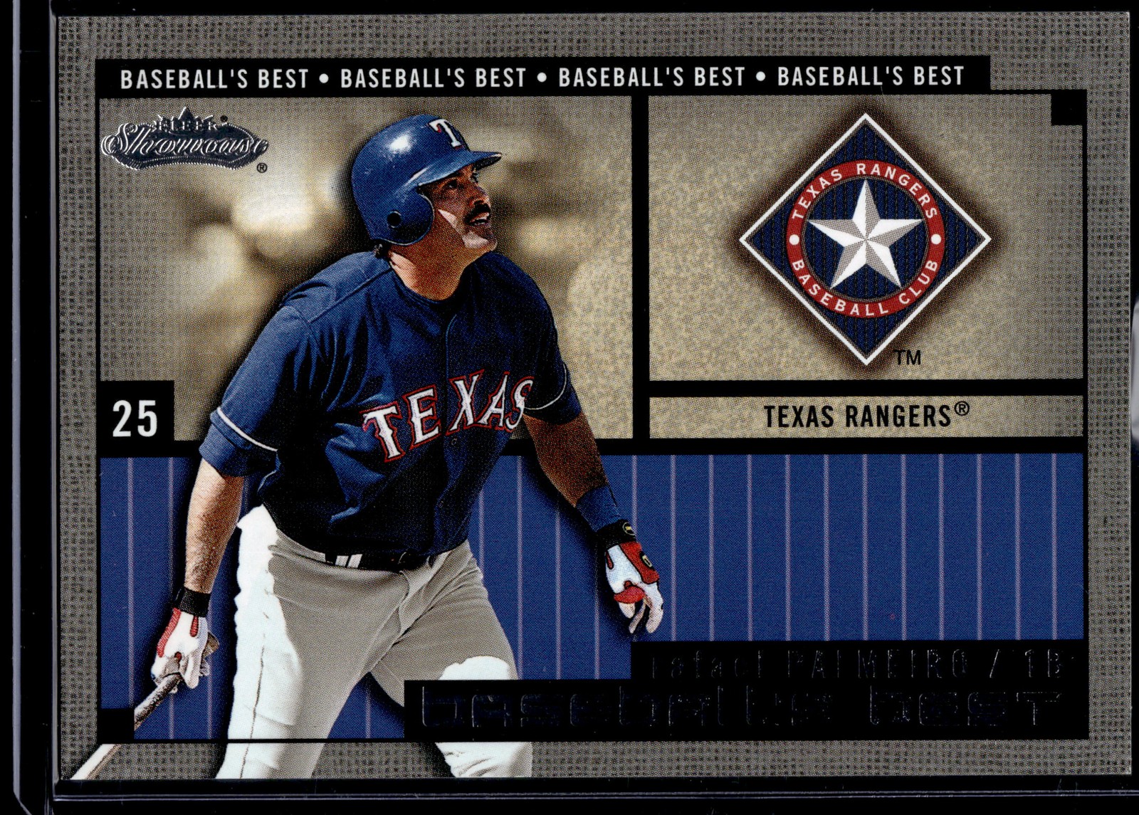 2002 Fleer Showcase #6BB Rafael Palmeiro Baseball's Best NM