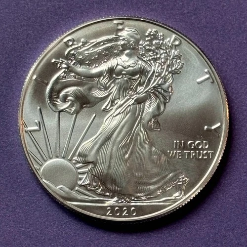 2020 Silver Walking Liberty 1 oz .999 Fine Silver