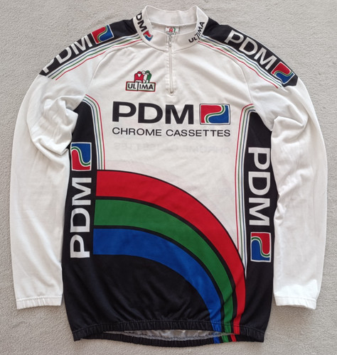 PDM Ultima vintage mens Long Sleeve cycling jersey size 5 (L-XL)