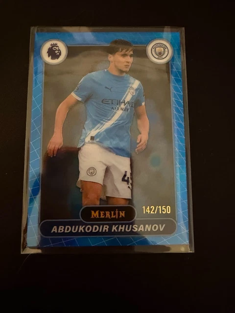 Topps Merlin Premier League 2026 Abdukodir Khusanov Manchester City /150
