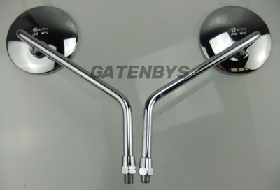 Neue Chrom Spiegel für Yamaha RS100 75-80 Motorrad 10mm links & rechts RS 100
