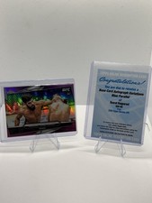2026 Topps Chrome UFC RC AUTO Nasrat Haqparast Blue /150 BAV-NH