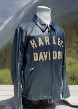 Giacca pelle Harley Davidson uomo 100° anniversario nera XL USATA IN OTTIME CONDIZIONI