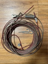 Câble chariot pour chien en acier de 60 pieds avec câble d'attache de 10 pieds chiens de moins de 50 lb