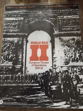 Vintage 1973 SPI World War II European Theater of Operations Game punched